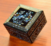Yangzhou specialty intangible cultural heritage lacquer mother-of-pearl jewelry box