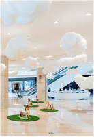 White Clouds And Wood Horse