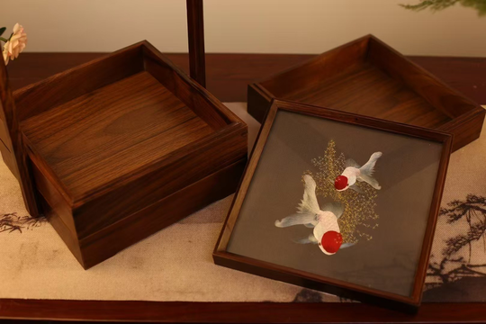 Three-layer storage box