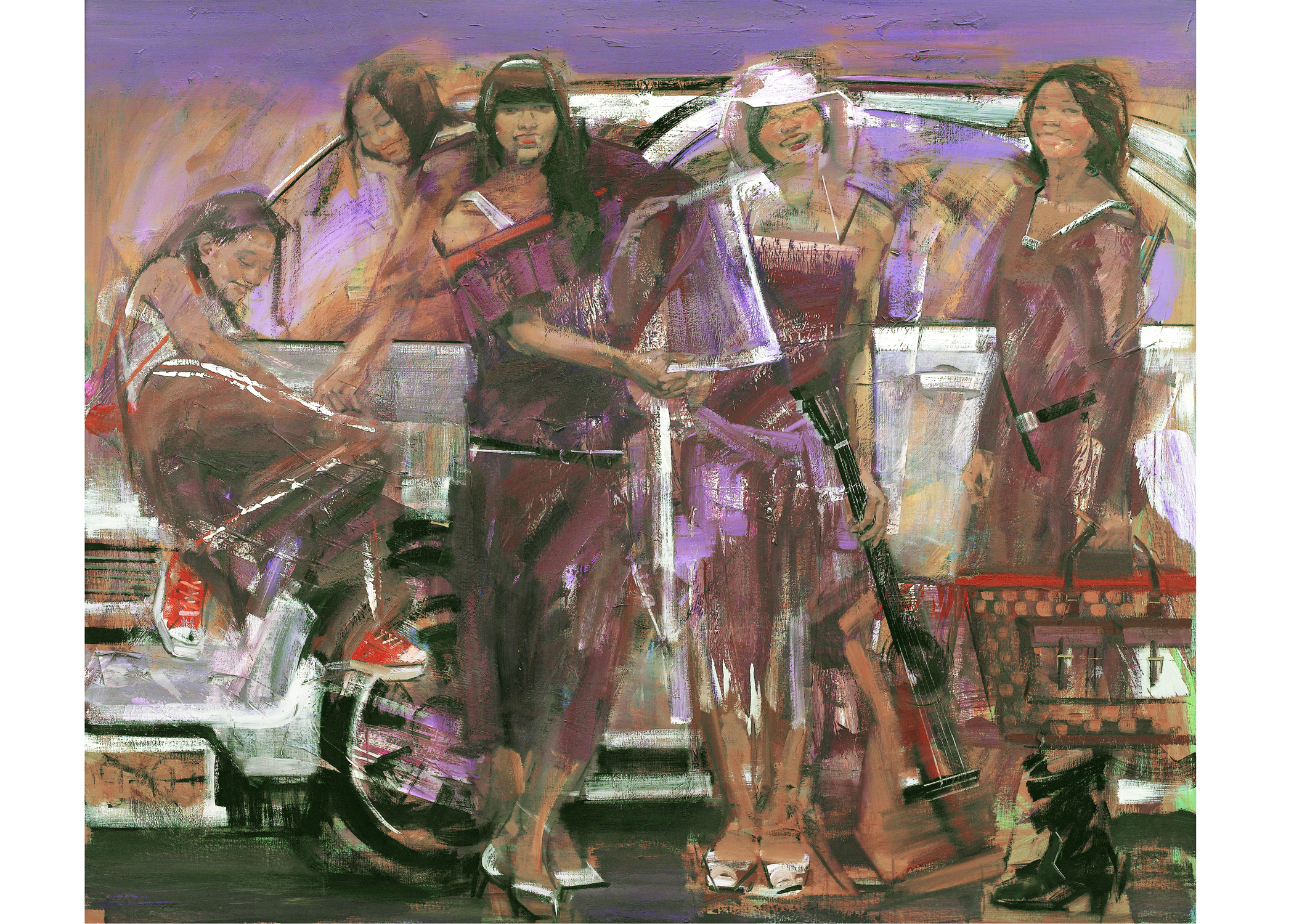 'Beautiful Self-Driving Tour' 180cmx150cm 