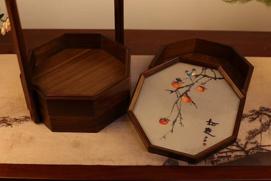 Three-layer storage box