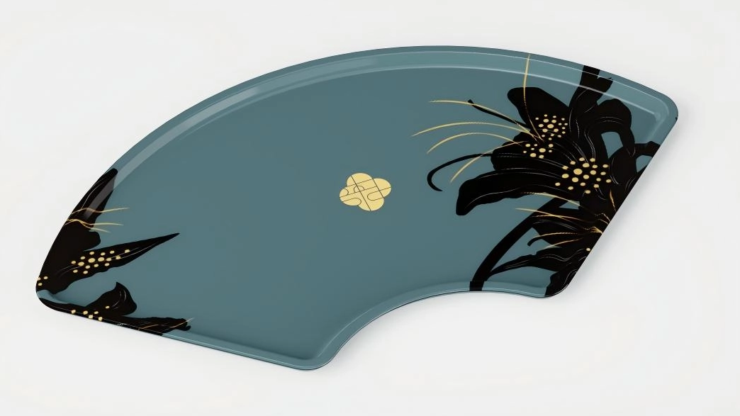 Twelve Flower Goddess Lacquer Plate